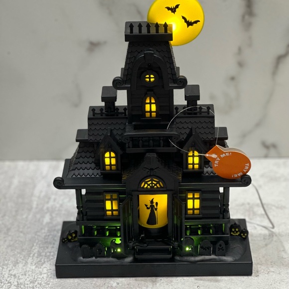 Target Animated Haunted House Halloween Scene Decorative Prop Black Multi - Picture 6 of 11